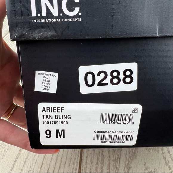 I.N.C. International Concepts Ariee Mini Cold Weather Booties 9M Tan Bling $60 - Picture 8 of 8